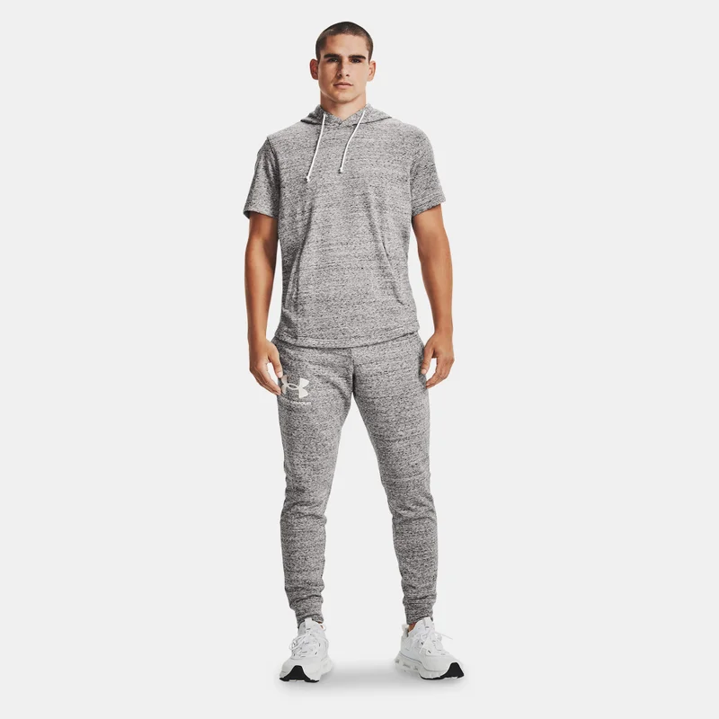 Under Armour grey Men's Rival Terry Sweatpants for Men | Best Price UAE